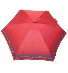 Moteriškas plokščias mini skėtis, strings-pink Parasol kaina ir informacija | Moteriški skėčiai | pigu.lt