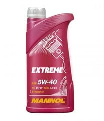 Mannol alyva Extreme 5W-40, 1L kaina ir informacija | Variklinės alyvos | pigu.lt