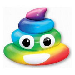 Надувной матрас Rainbow Poo (107 x 121 x 26  cm) цена и информация | Надувные и пляжные товары | pigu.lt