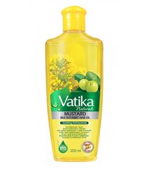 Garstyčių aliejus plaukams Multivitamin Dabur Vatika, 200 ml kaina ir informacija | Priemonės plaukų stiprinimui | pigu.lt