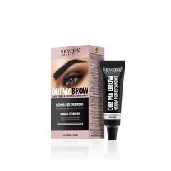 Kreminiai antakių dažai Revers Oh My Brow, juodos spalvos, 15ml цена и информация | Карандаши, краска для бровей | pigu.lt