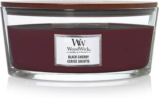 WoodWick ароматная свеча Black Cherry,  453.6 г цена и информация | Подсвечники, свечи | pigu.lt