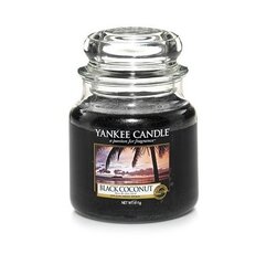 Ароматическая свеча Yankee Candle Black Coconut, 411 г цена и информация | Подсвечники, свечи | pigu.lt