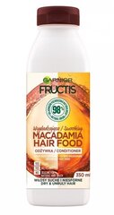 Plaukų kondicionierius Garnier Fructis Macadamia Hair Food 350 ml kaina ir informacija | Balzamai, kondicionieriai | pigu.lt