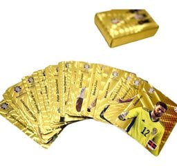 Auksinės kortelės su UEFA EURO 2024 futbolo herojais kaina ir informacija | Kolekcinės kortelės | pigu.lt