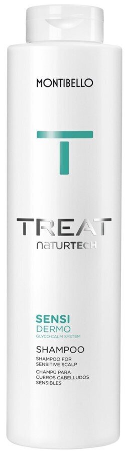 Montibello TREAT NaturTech Sensi Dermo šampūnas jautriai galvos odai (1000ml) цена и информация | Šampūnai | pigu.lt