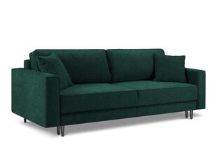 Prekė su pažeidimu.Sofa Cosmopolitan Design Fano, žalia/juoda kaina ir informacija | Prekės su pažeidimu | pigu.lt