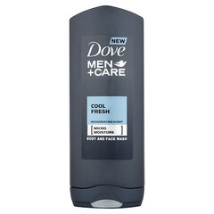 Dušo želė Dove Men + Care Micro Moisture Cool Fresh vyrams 400 ml kaina ir informacija | Dušo želė, aliejai | pigu.lt