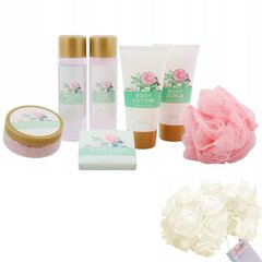 Kosmetikos dovanų rinkinys Body Care Collection Sandalwood Rose, 7 dalių kaina ir informacija | Dušo želė, aliejai | pigu.lt