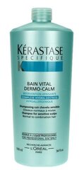 Šampūnas normaliems ir mišriems plaukams Kerastase Bain Vital Dermo-Calm 1000 ml kaina ir informacija | Šampūnai | pigu.lt