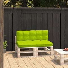 Pagalvės sofai iš palečių, 2vnt., šviesiai žalios spalvos kaina ir informacija | Pagalvės, užvalkalai, apsaugos | pigu.lt