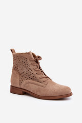 Women's Boots with Pattern Beige S.Barski HY66-136 29712-21 цена и информация | Женские сапоги | pigu.lt