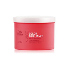 Plaukų kaukė dažytiems plaukams Wella Professionals Invigo Color Brilliance, 500 ml kaina ir informacija | Priemonės plaukų stiprinimui | pigu.lt