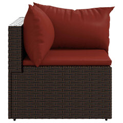 Kampinės sofos dalys , rudos kaina ir informacija | Lauko kėdės, foteliai, pufai | pigu.lt