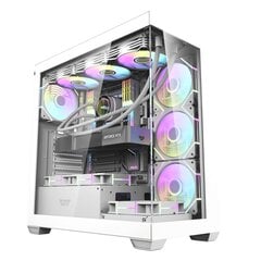 Корпус darkFlash DS900 Type-C ATX для ПК, белый цена и информация | Корпуса | pigu.lt