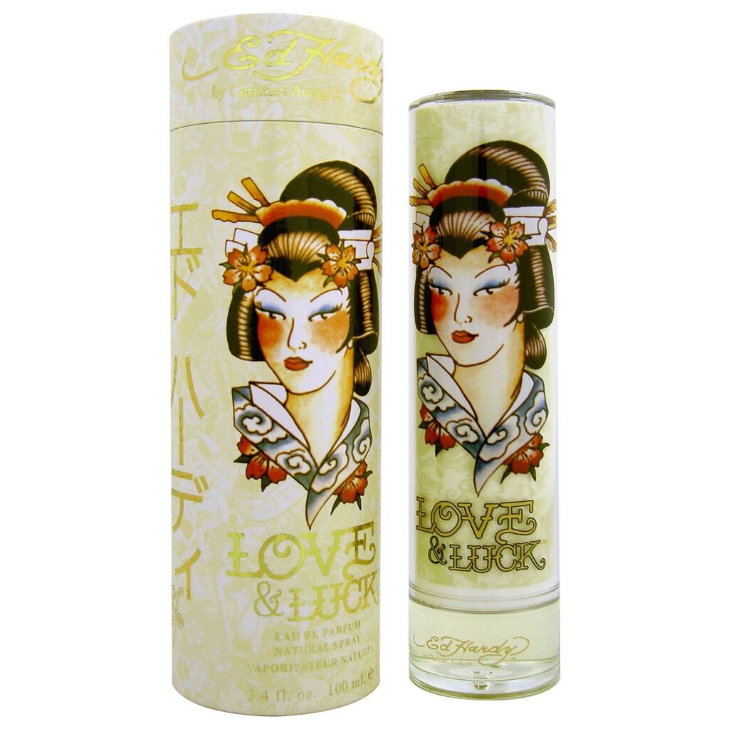 Kvapusis vanduo Christian Audigier Ed Hardy Love & Luck EDP moterims 100 ml kaina ir informacija | Kvepalai moterims | pigu.lt