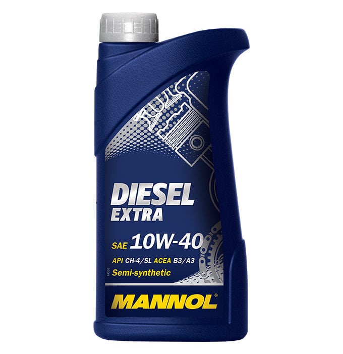 Variklinė alyva Mannol Diesel Extra 10W-40, 1 l kaina ir informacija | Variklinės alyvos | pigu.lt
