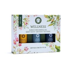 Eterinių aliejų rinkinys Song of India Wellness, 3x5 ml kaina ir informacija | Eteriniai, kosmetiniai aliejai, hidrolatai | pigu.lt