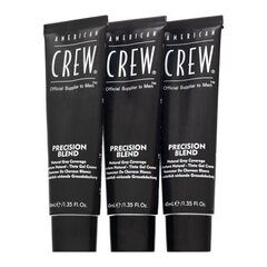 Plaukų dažai American Crew Precision Blend Natural Gray Coverage 7-8, 3 x 40 ml kaina ir informacija | Plaukų dažai | pigu.lt