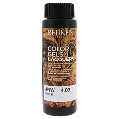 Plaukų dažai Redken Color Gel Lacquers 4NW Maple, 3 x 60 ml kaina ir informacija | Plaukų dažai | pigu.lt