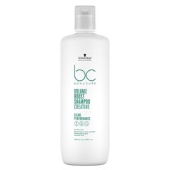 Укрепляющий кондиционер Schwarzkopf  Bonacure Volumen Boost Gelatina Creatina (1000 ml) цена и информация | Бальзамы, кондиционеры | pigu.lt