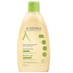 Увлажняющий и питательный гель для душа A-Derma Ultra-Rich Shower Gel, 500мл цена и информация | Масла, гели для душа | pigu.lt