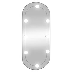 Sieninis veidrodis su LED lemputėmis 35x80cm kaina ir informacija | Veidrodžiai | pigu.lt