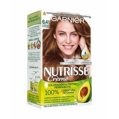 Перманентный крем-краска Garnier Nutrisse Creme 6,41-Sweet Amber цена и информация | Краска для волос | pigu.lt