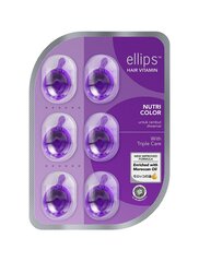 Tepami vitaminai dažytiems plaukams Ellips "Nutri Color", 6 x 1 ml цена и информация | Средства для укрепления волос | pigu.lt