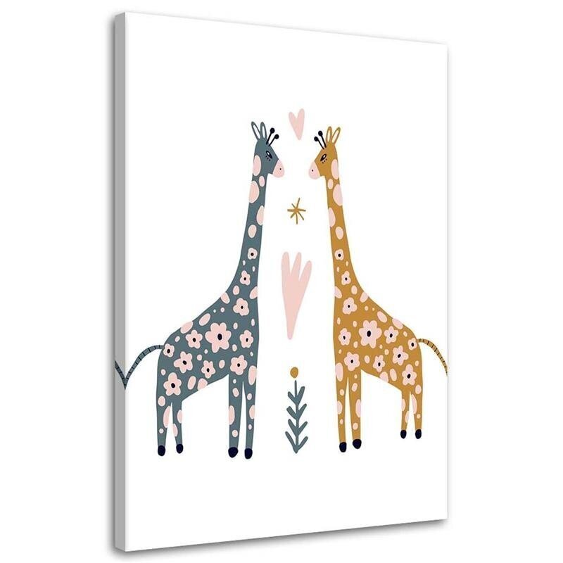 Reprodukcija Spalvingos žirafos kaina ir informacija | Reprodukcijos, paveikslai | pigu.lt