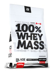 Blade Series 100%Whey Mass - 1500g - Chocolate цена и информация | Добавки и препараты для набора мышечной массы | pigu.lt