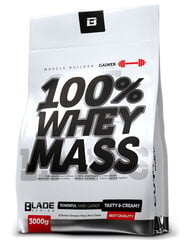 Blade Series 100%Whey Mass - 3000g - Strawberry цена и информация | Добавки и препараты для набора мышечной массы | pigu.lt