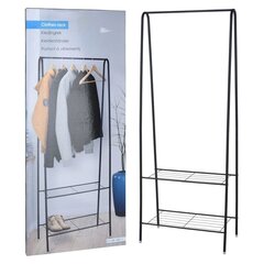 Drabužių kabykla Storage solutions, juoda цена и информация | Вешалки для одежды | pigu.lt