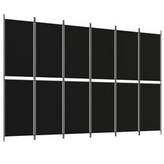 Kambario pertvara 300x200cm, juoda цена и информация | Мобильные стенки | pigu.lt