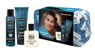 Kūno priežiūros priemonių rinkinys Dermacol Gentleman touch: dušo želė 250 ml + purškiamas dezodorantas 150 ml + losjonas po skutimosi 100 ml + kosmetinė цена и информация | Масла, гели для душа | pigu.lt