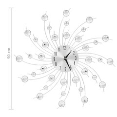 Sieninis laikrodis su kvarciniu mechanizmu, 50cm kaina ir informacija | Laikrodžiai | pigu.lt