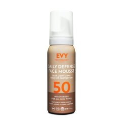 Увлажняющая пена для лица EVY SPF50 с защитой от синего света/ДНК, 100 мл цена и информация | Кремы для автозагара | pigu.lt