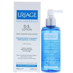 Dirglumą mažinantis purškiamas plaukų losjonas Uriage D.S. Hair Regulating Soothing 100 ml kaina ir informacija | Priemonės plaukų stiprinimui | pigu.lt