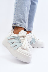 Blue Chunky Platform Sneakers Zazoo 2F-7033 30409-21 цена и информация | Спортивная обувь, кроссовки для женщин | pigu.lt