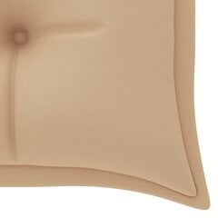 Batavia suoliukas su pagalvėle , rudas kaina ir informacija | Lauko suolai | pigu.lt