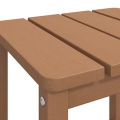 Sodo Adirondack staliukas, 38x38x46 cm, rudas цена и информация | Садовые столы, столики | pigu.lt