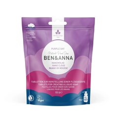 Rankų muilo tabletės Ben &amp; Anna Natural Hand Soap Purple Sky, 10 vnt. kaina ir informacija | Muilai | pigu.lt