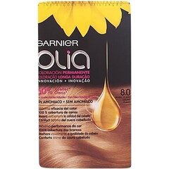Dažai be amoniako Olia Garnier #8 kaina ir informacija | Plaukų dažai | pigu.lt