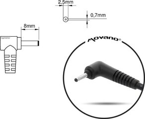 Mitsu ZM/AS1921, 19V, 40 W, 2.1A цена и информация | Зарядные устройства для ноутбуков | pigu.lt