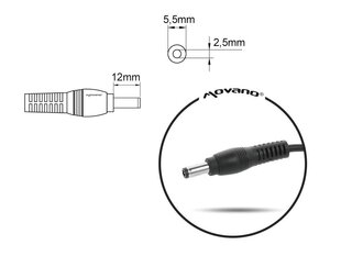 Mitsu 20V, 4.5A, 90W kaina ir informacija | Įkrovikliai nešiojamiems kompiuteriams | pigu.lt