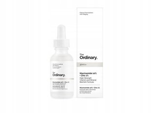 Сыворотка The Ordinary Niacinamide 10% + Цинк 1%, 30 мл цена и информация | Сыворотки для лица, масла | pigu.lt