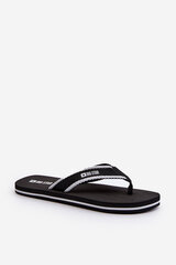 Black men's flip-flops Big Star NN174621 30624-R цена и информация | Мужские шлепанцы, босоножки | pigu.lt