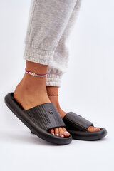 Women's Lightweight Black Foam Slides Fenicva 30671-22 цена и информация | Женские тапочки | pigu.lt