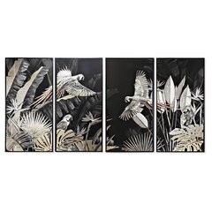 Набор из четыре рамок DKD Home Decor Тропический (280 x 4 x 140 cm) цена и информация | Репродукции, картины | pigu.lt