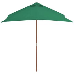 Lauko skėtis , 150x200 cm, žalias kaina ir informacija | Skėčiai, markizės, stovai | pigu.lt